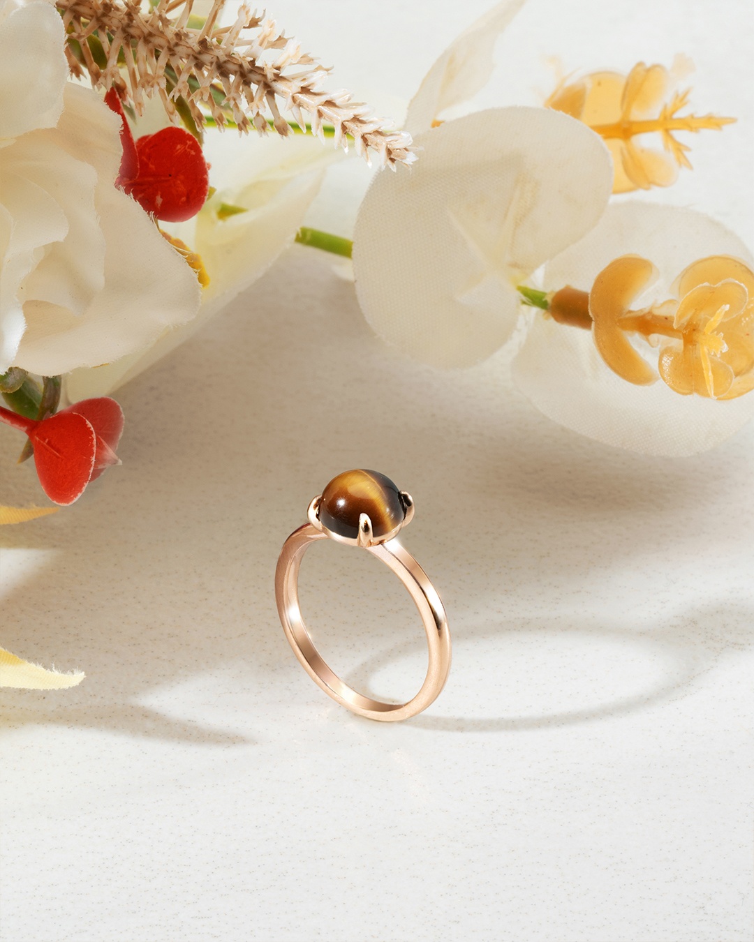 Packshot Bague Œil de tigre Messinia