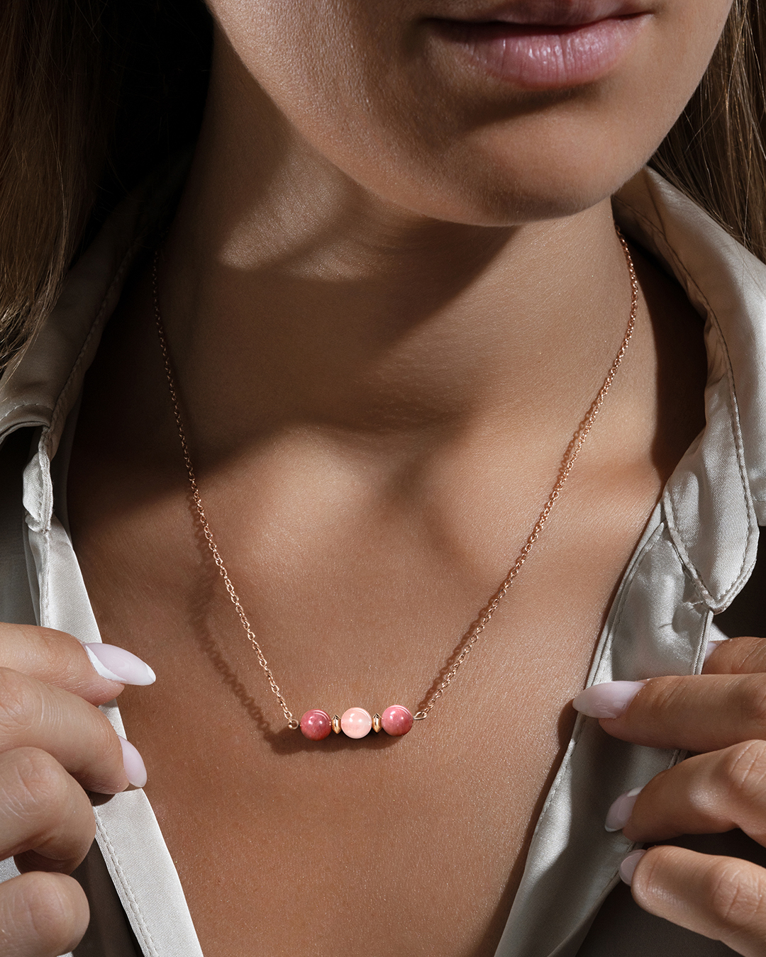 Pendentif Lithothérapie Coeur apaisé 