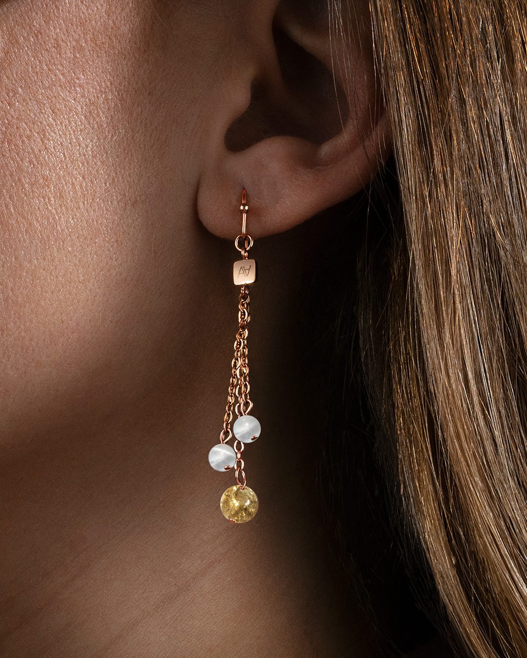 Boucle d'oreilles Lithothérapie Équilibre Énergétique