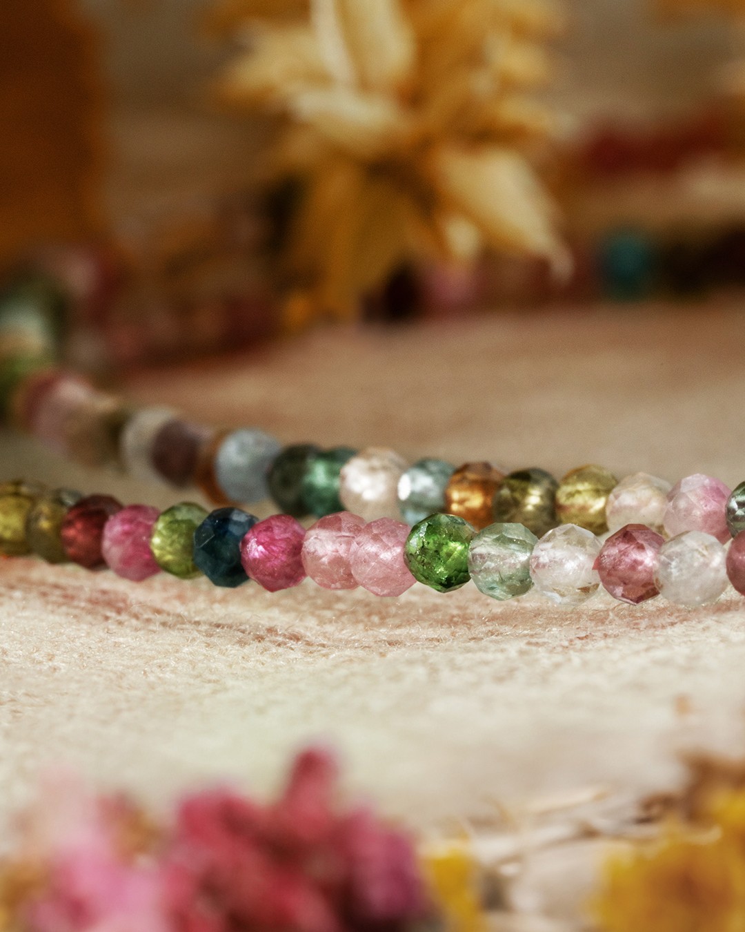 Packshot Bracelet Tourmaline multicolore Monzanitane