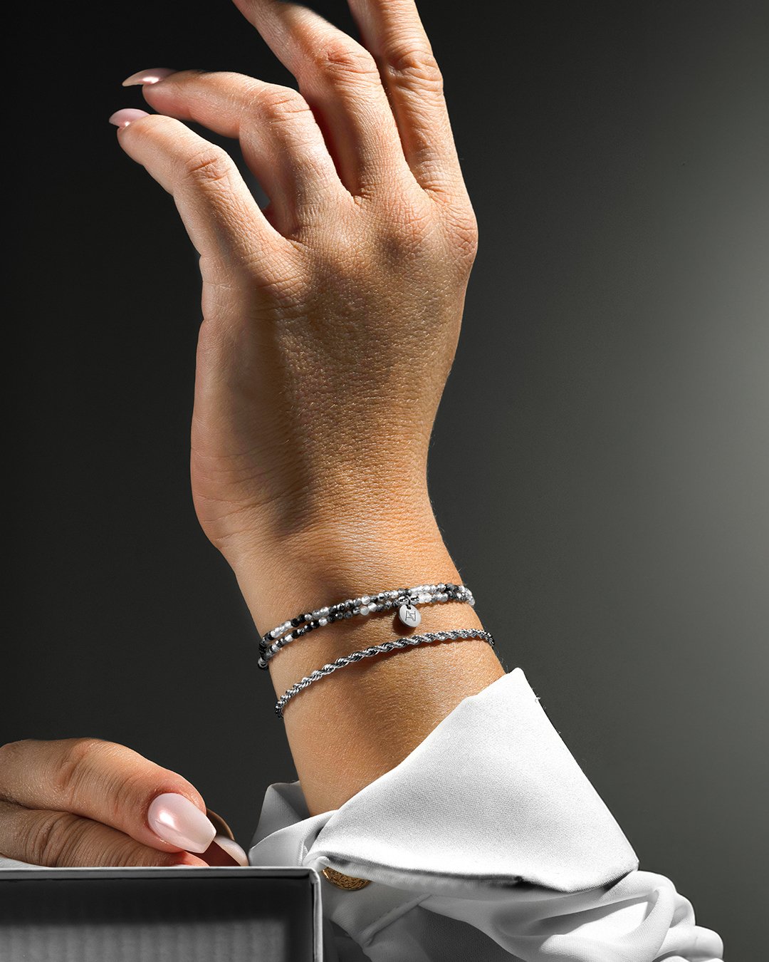 Bracelet  Quartz rutilé tourmaliné Riminillo