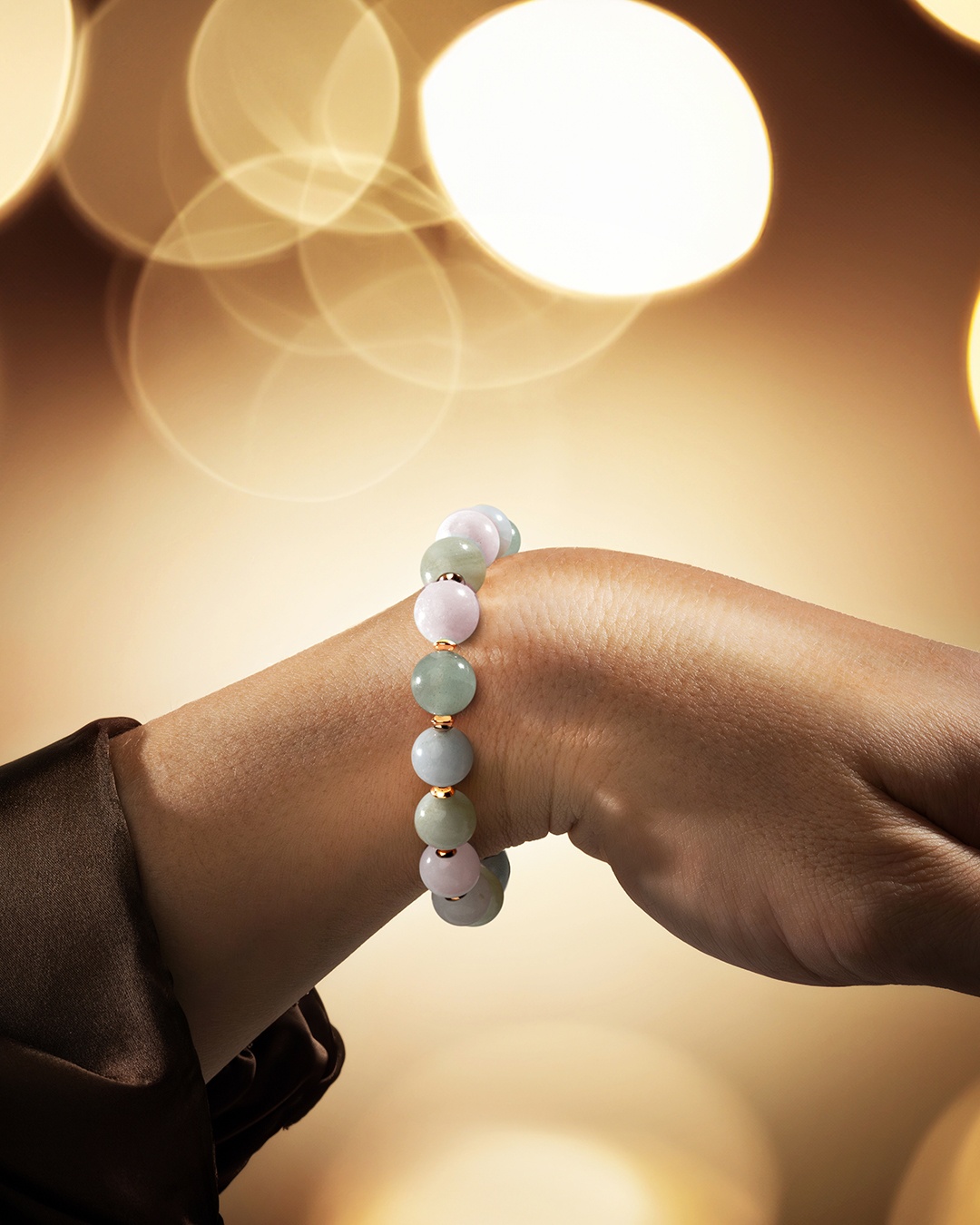 Bracelet Aigue marine multicouleur  Corricellara