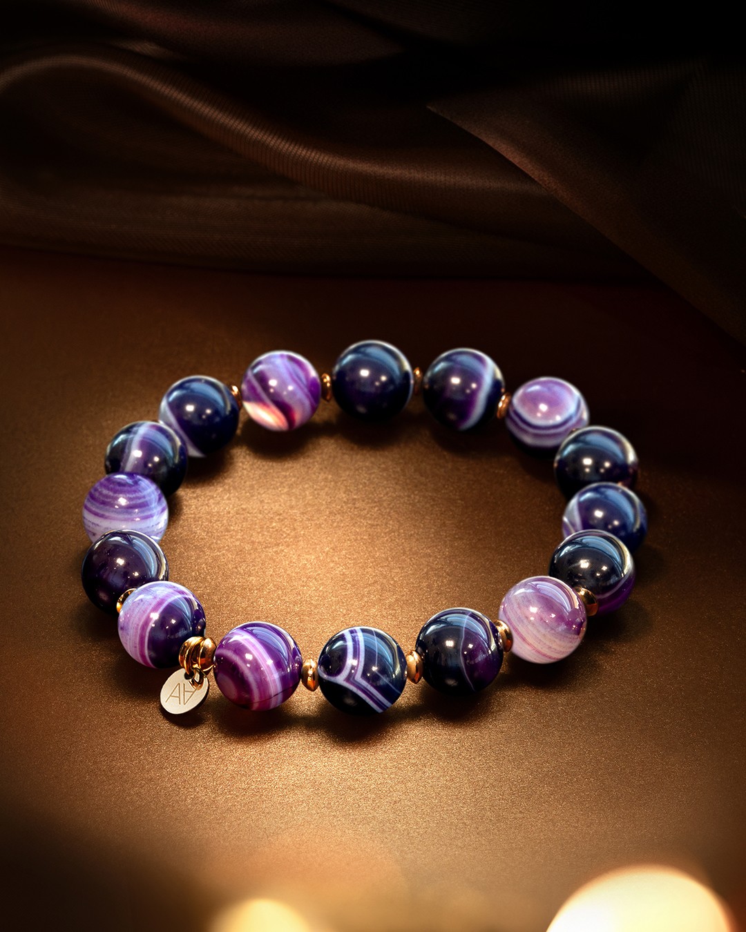 Packshot Bracelet Agate violette Callizzora