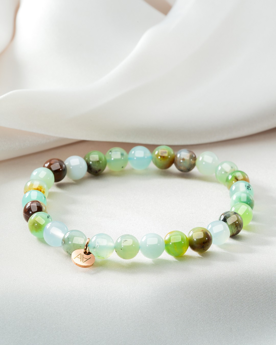 Bracelet Pierres naturelles Bracelet chrysoprase 6mm