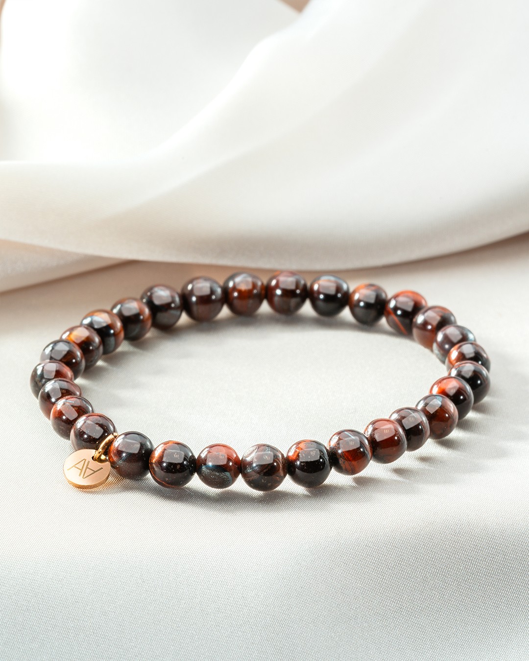 Bracelet Pierres naturelles Bracelet œil de taureau 6mm