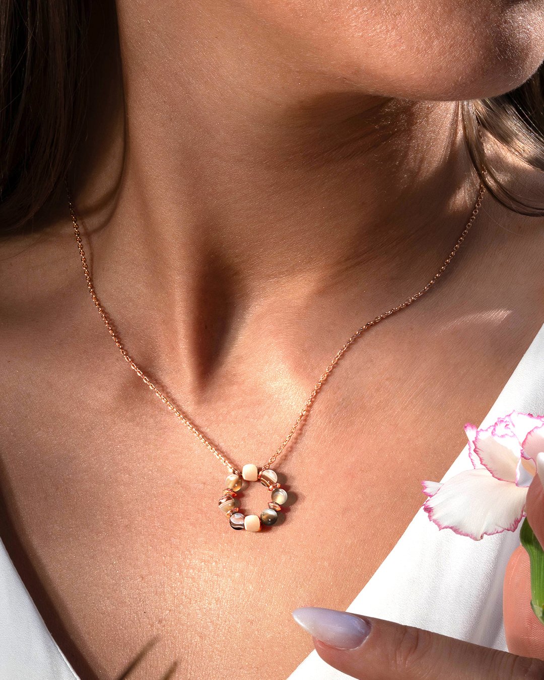 Pendentif Agate du Botswana  Savania