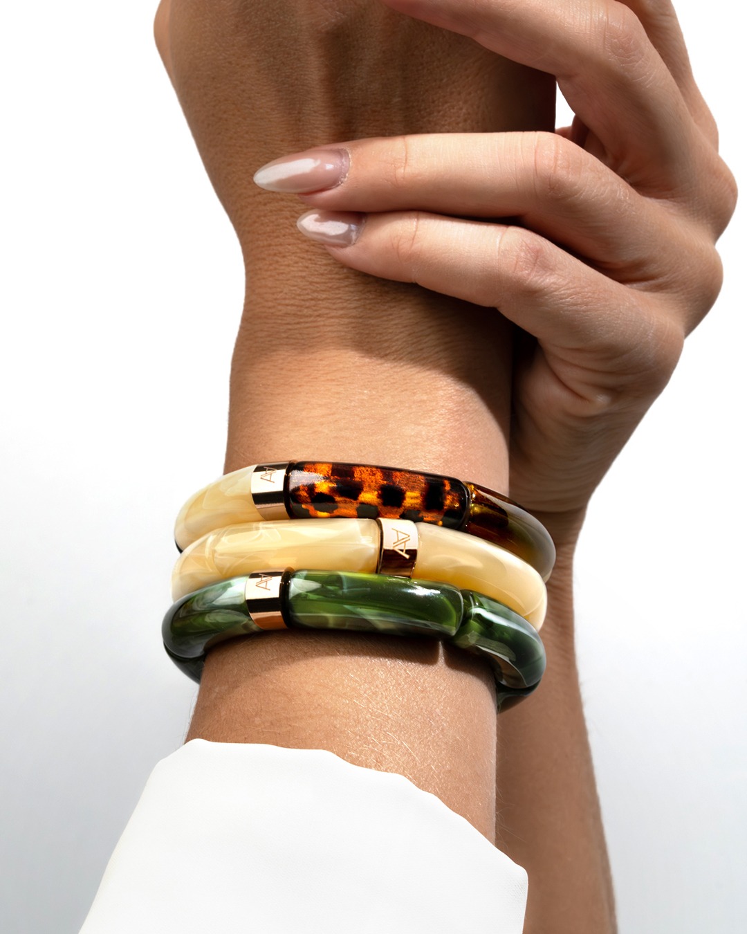 Bracelet Lueurs d'automne Vert foncé  Rocca