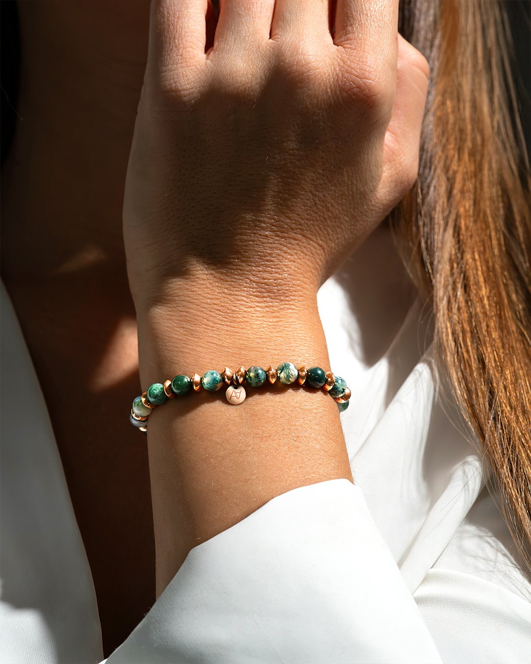 Bracelet Agate écorce Irsina