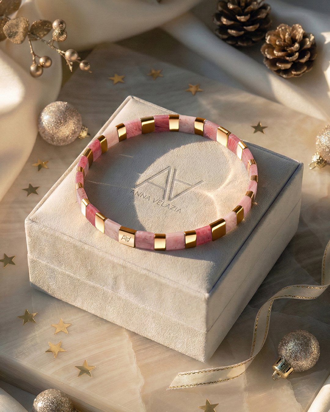 Packshot Bracelet Rhodonite Enna