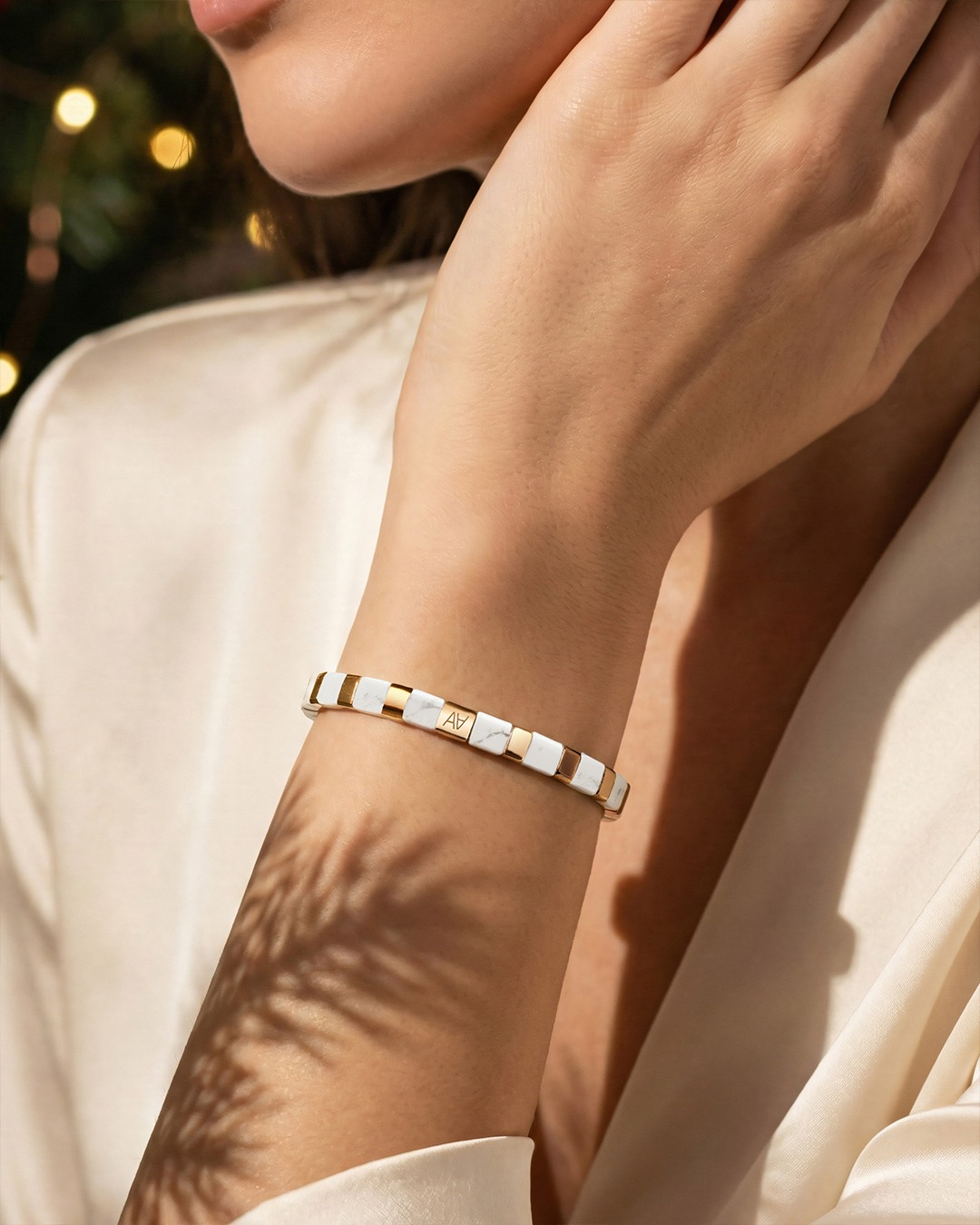 Bracelet Howlite Arco