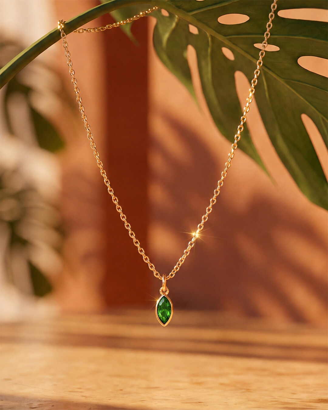 Pendentif Zircon vert Valverdina