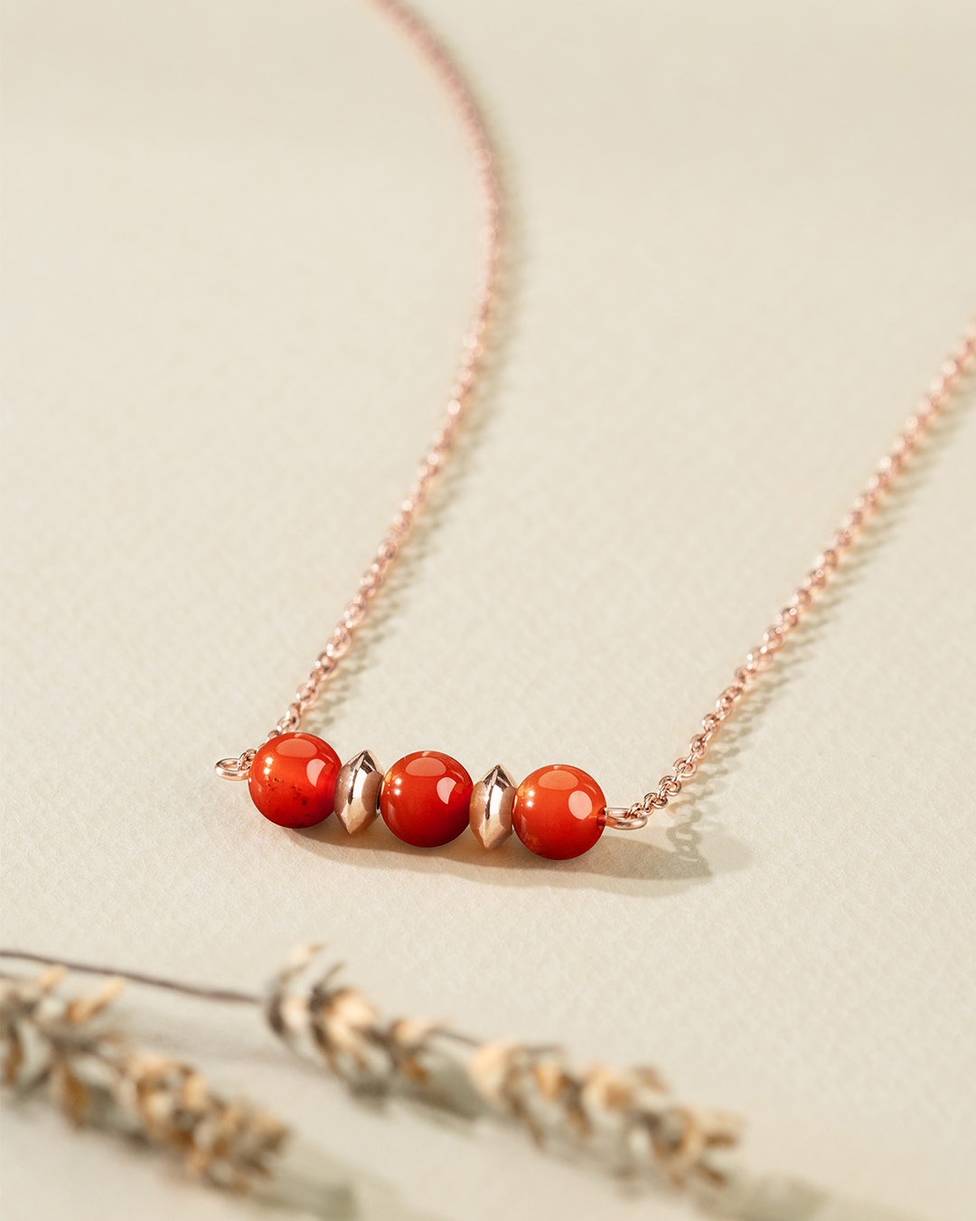 Pendentif Cornaline rouge Perrugina