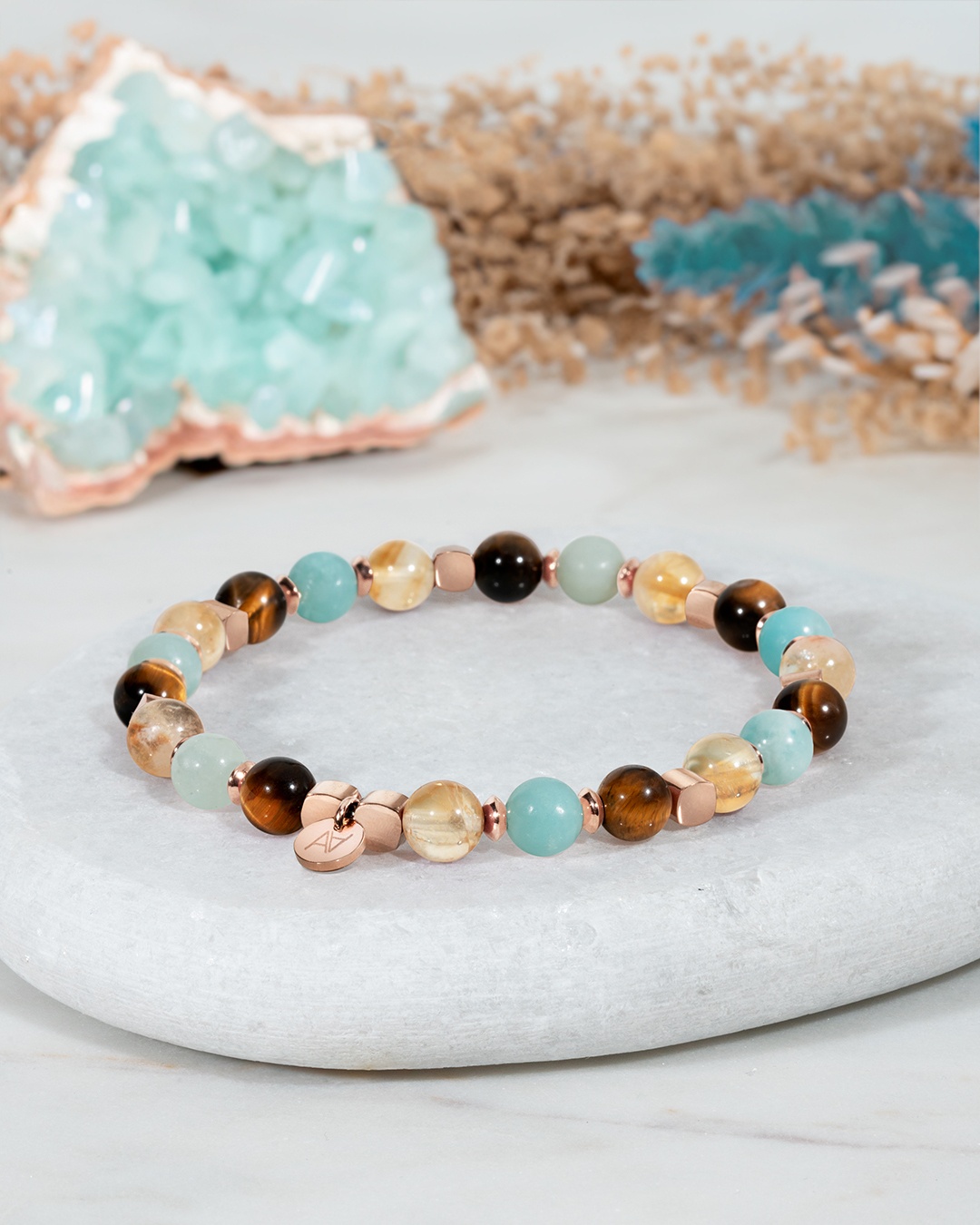 Bracelet Lithothérapie Confiance et équilibre intérieur