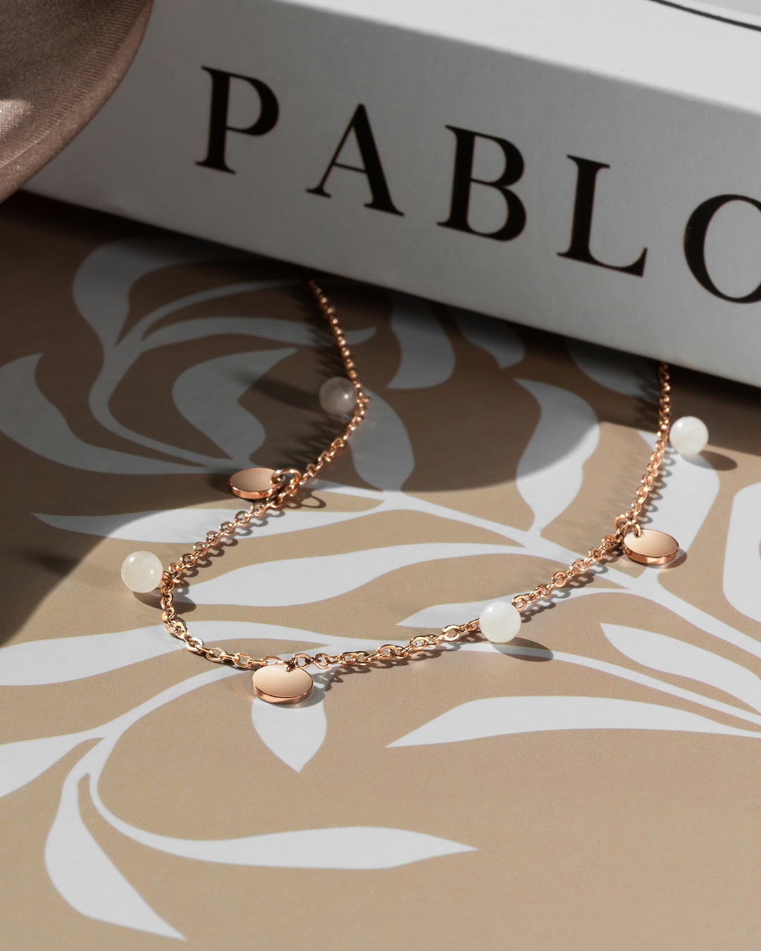 Packshot Pendentif Acier rosé inoxydable Millazinotto