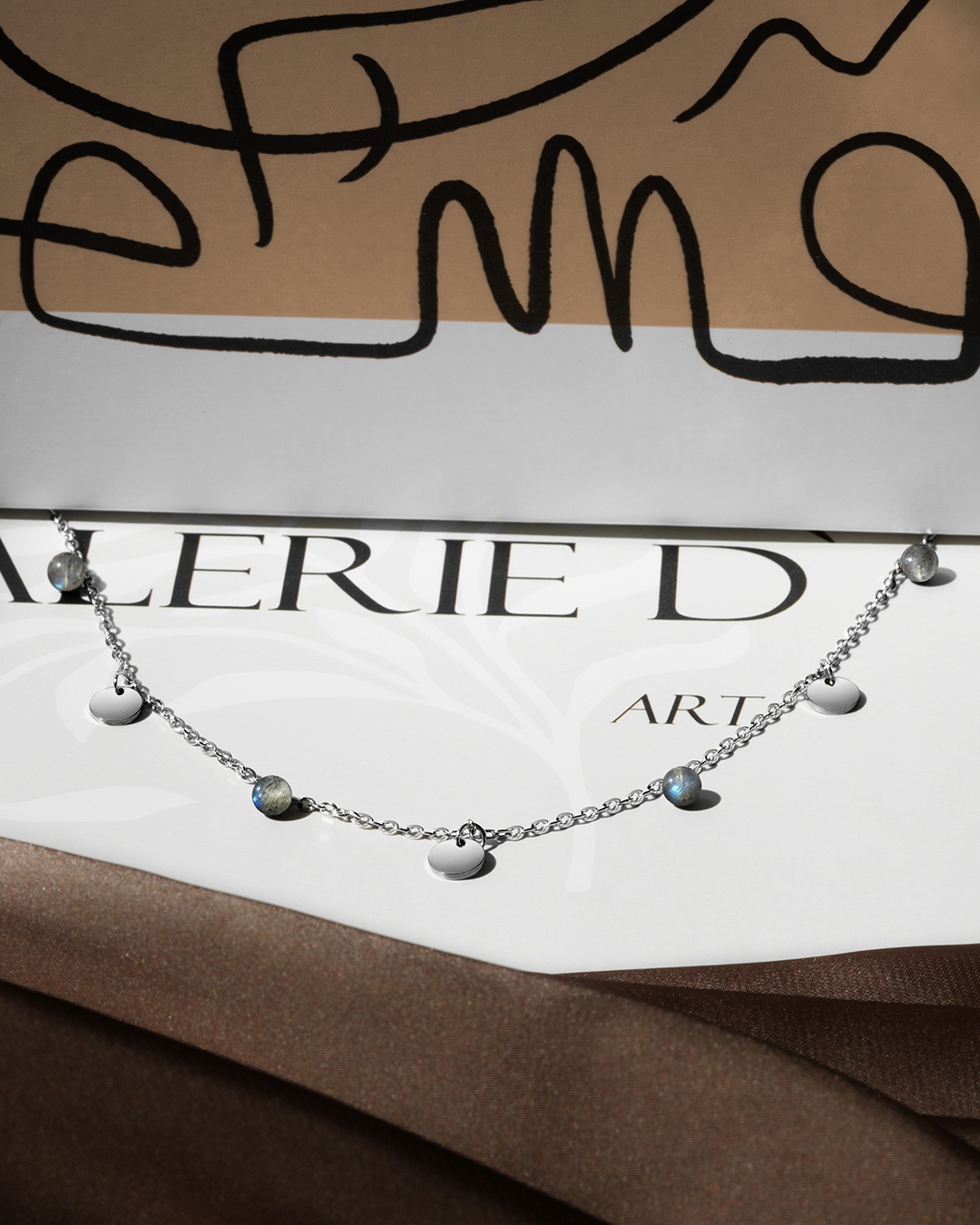 Packshot Pendentif Acier argenté inoxydable Oretinotto