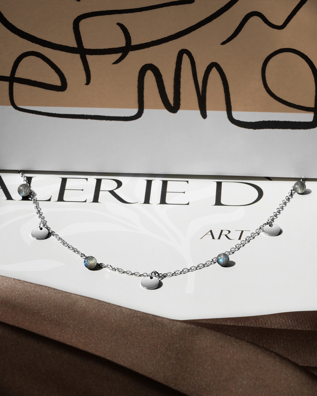 Packshot Pendentif Acier argenté inoxydable Oretinotto