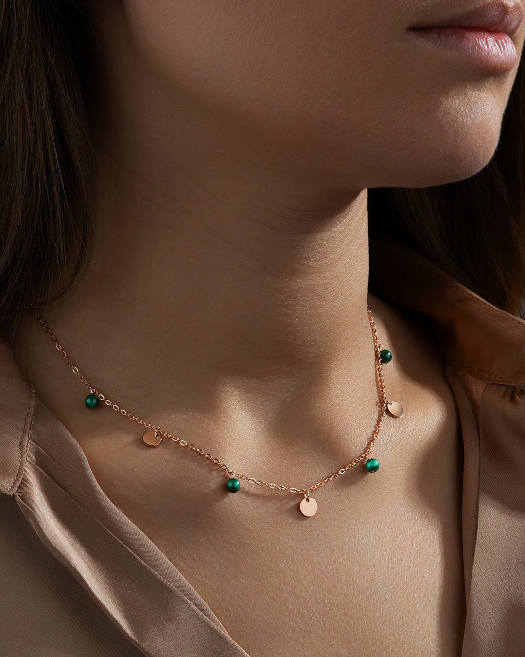 Pendentif Acier rosé inoxydable Venozotto